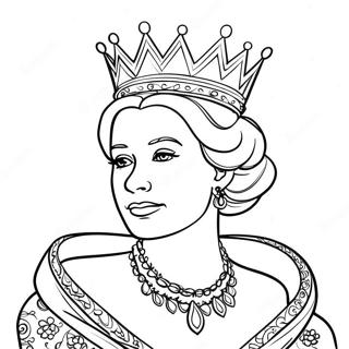 Queen Coloring Pages