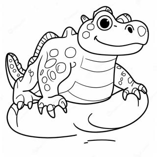 Vector The Crocodile Coloring Page 41163-32526