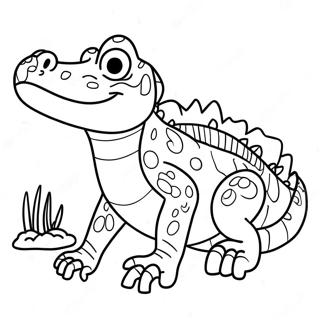 Vector The Crocodile Coloring Page 41163-32527