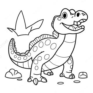 Vector The Crocodile Coloring Pages