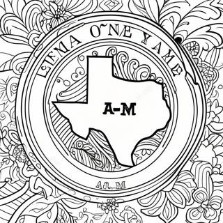 Texas A&m Logosu Boyama Sayfası 41263-32640