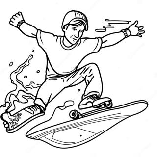 Tony Hawk Coloring Page 41273-32659