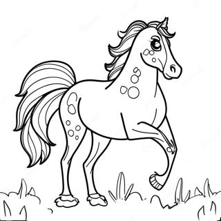 Appaloosa Horse Coloring Pages