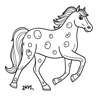 Appaloosa Horse Coloring Page 41283-32608