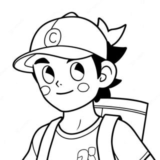 Ash Ketchum Coloring Page 41293-32614