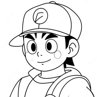 Ash Ketchum Coloring Page 41293-32615