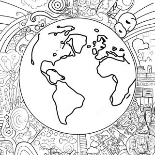 Word World Coloring Page 41333-32670