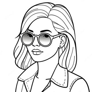 Swag Bad Girl Coloring Pages