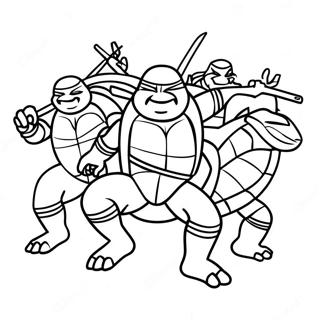 Ninja Turtles Coloring Pages