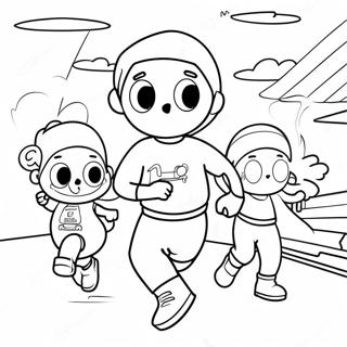 Fun Run Race Coloring Page 41453-32759