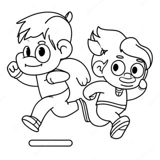 Fun Run Race Coloring Page 41453-32760