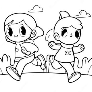 Exciting Fun Run Coloring Page 41454-32771