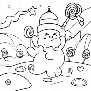 Candyland Coloring Pages