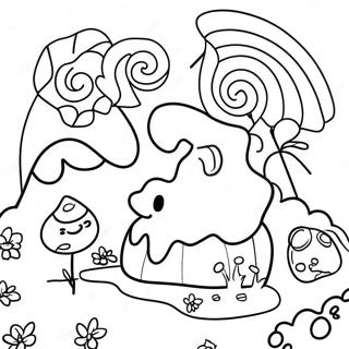 Candyland Adventure Coloring Page 4150-3304