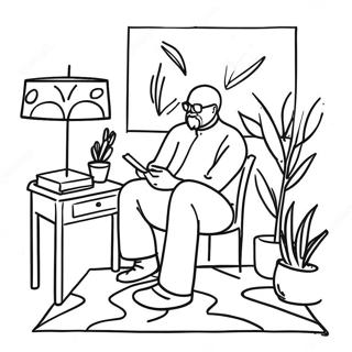 Matisse Coloring Page 41513-32807