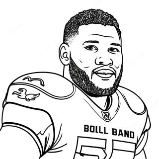 Aaron Donald Coloring Pages