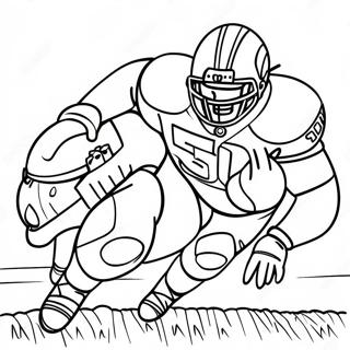 Página Para Colorir Aaron Donald Derrubando O Quarterback 41524-32831