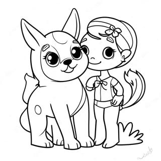 Zoey And Sassafras Coloring Pages