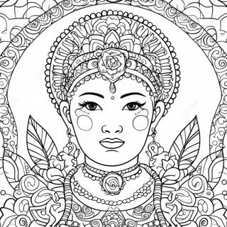 Karma Coloring Pages