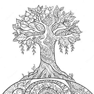 Karma Coloring Pages