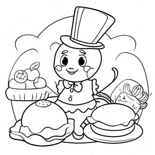 Alice S Wonderland Bakery Coloring Page 41603-32887