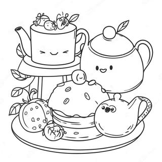 Alice's Wonderland Bakery Coloring Pages