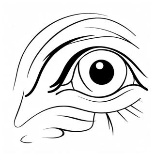 Anime Eye Coloring Pages