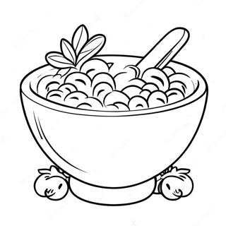 Cereal Bowl Coloring Pages