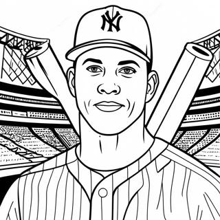 Aaron Judge Coloring Pages