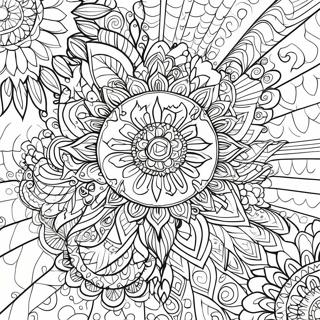 Colorful Soul Mandala Coloring Page 41654-32921