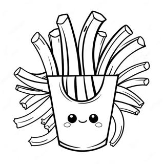 French Fry Coloring Page 41663-32925