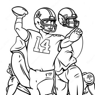 Dak Prescott Action Pose Coloring Page 41673-32944