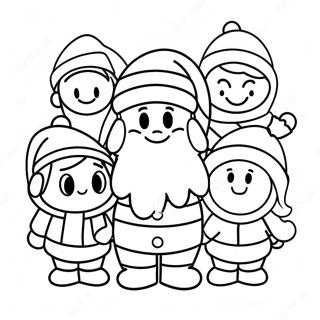 Among Us Christmas Crew Coloring Page 41683-32936