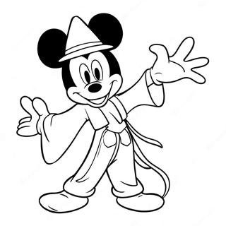 Sorcerer Mickey Coloring Pages