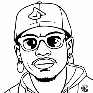 Rapper Coloring Pages