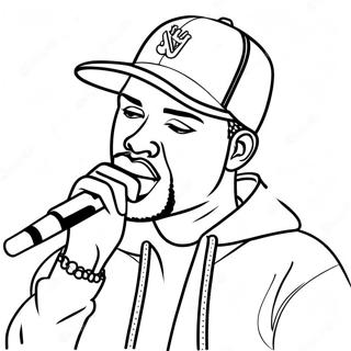 Rapper Ausmalbild 4170-3339