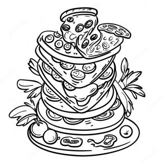 Pizza Tower Coloring Pages