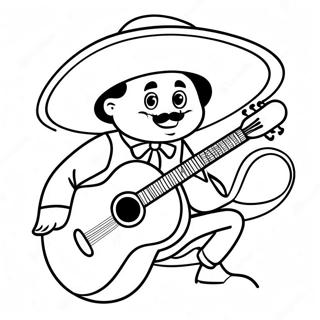 Mariachi Coloring Page 41733-58854