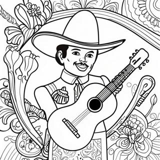 Mariachi Coloring Page 41733-58855