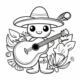 Mariachi Coloring Page 41733-58856