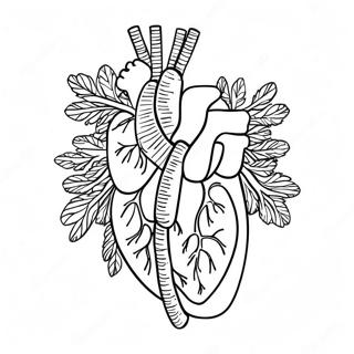 Human Circulatory System Coloring Page 41844-33077