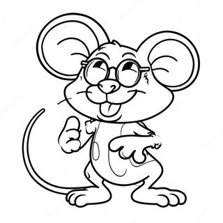 Siisti Rat Fink Aurinkolaseilla Värityssivu 41904-33116