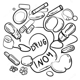 Drug Awareness Coloring Page 4190-3332