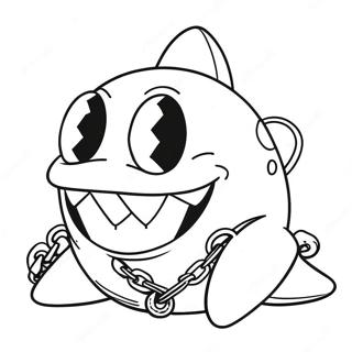 Chain Chomp Coloring Pages