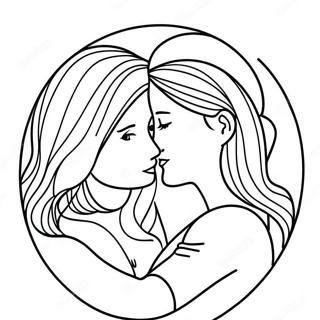 Engagement Coloring Page 41923-33123