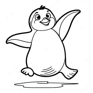 Happy Feet Coloring Pages