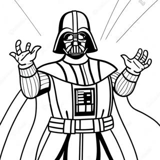 Darth Vader In Epic Battle Coloring Page 42004-33183