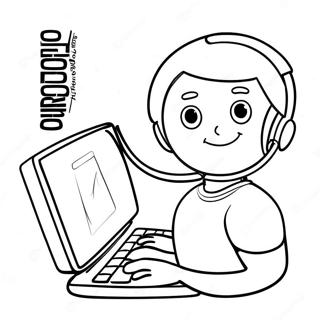 Internet Safety Coloring Pages