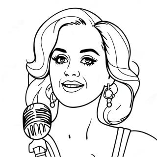 Katy Perry Coloring Pages