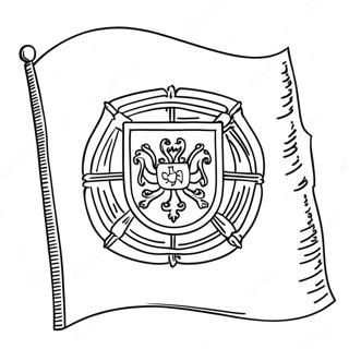 Portugal Flag Coloring Page 42053-33228